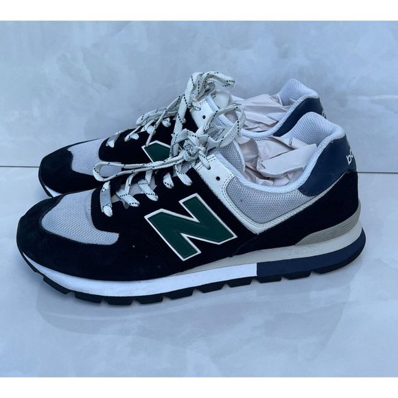 New Balance 574 Other - New Balance 574 Rugged Mens Lace Up Hiking Sneakers Black Green ML574DVB Sz 13